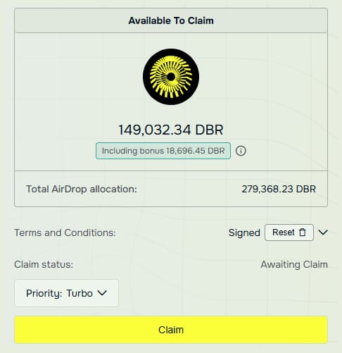 Debridge Airdrop