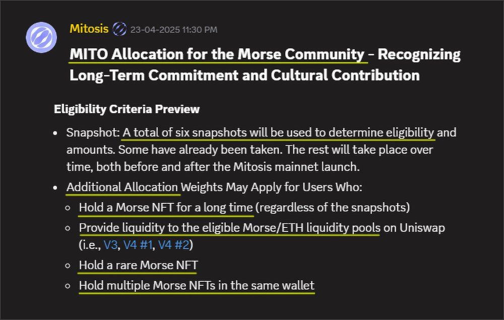 Mitosis Airdrop